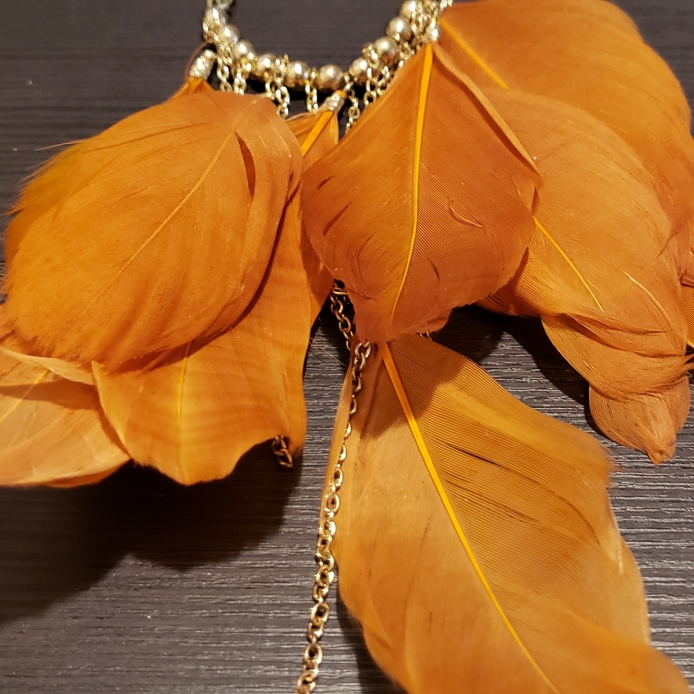 Orange charm pendant